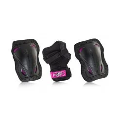ROLLERBLADE Pack Protecciones Bladegear W Negro / Morado