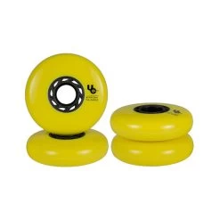 UNDERCOVER Ruedas Team 80mm 86a Yellow PR (full Radius)