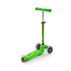 MICRO Patinete Scooter Mini Deluxe Led Verde
