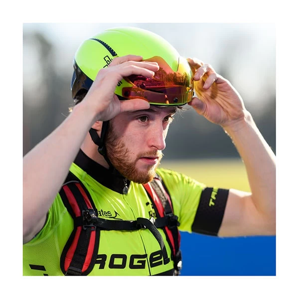 CÁDOMOTUS Casco Omega Aerospeed Amarillo Flúor / Negro 2 CÁDOMOTUS Casco Omega Aerospeed Amarillo Flúor / Negro - Image 2