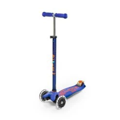 MICRO Patinete Scooter Maxi Deluxe Led Azul