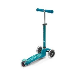 MICRO Patinete Scooter Mini Deluxe Led Aqua