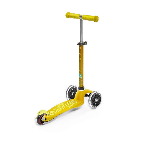 MICRO Patinete Scooter Mini Deluxe Led Amarillo 1 MICRO Patinete Scooter Mini Deluxe Led Amarillo