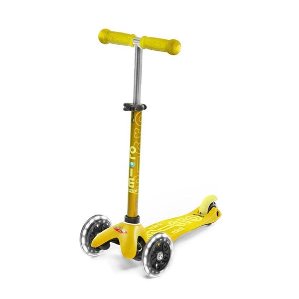 MICRO Patinete Scooter Mini Deluxe Led Amarillo 2 MICRO Patinete Scooter Mini Deluxe Led Amarillo - Image 2