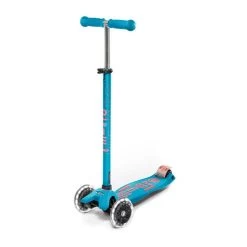 MICRO Patinete Scooter Maxi Deluxe Led Aqua