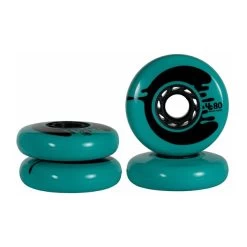UNDERCOVER Ruedas Cosmic Roche 80mm 88a Teal PR (full Radius)