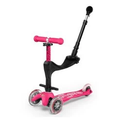 MICRO Patinete Scooter Mini Deluxe 3en1 Rosa