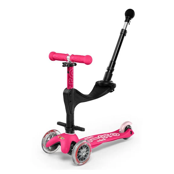 MICRO Patinete Scooter Mini Deluxe 3en1 Rosa 1 MICRO Patinete Scooter Mini Deluxe 3en1 Rosa