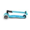 MICRO Patinete Scooter Maxi Deluxe LED Plegable Azul