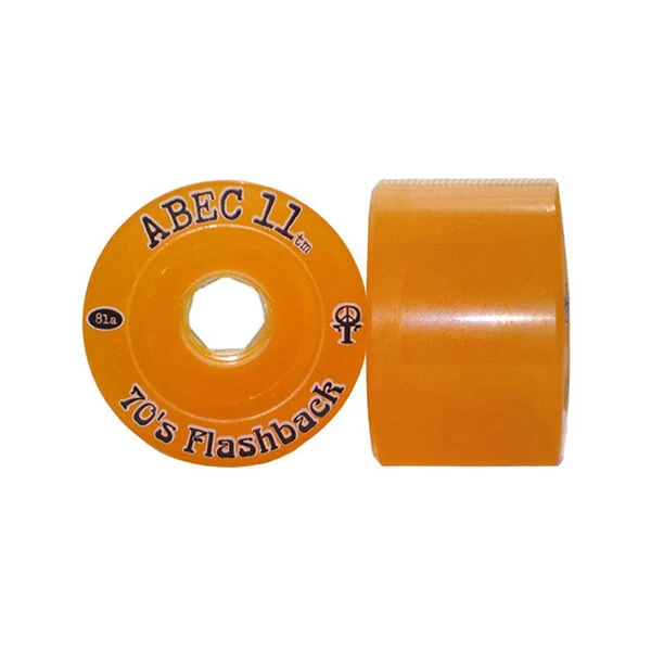 ABEC11 Flashbacks Orange 70mm 81a 1 ABEC11 Flashbacks Orange 70mm 81a